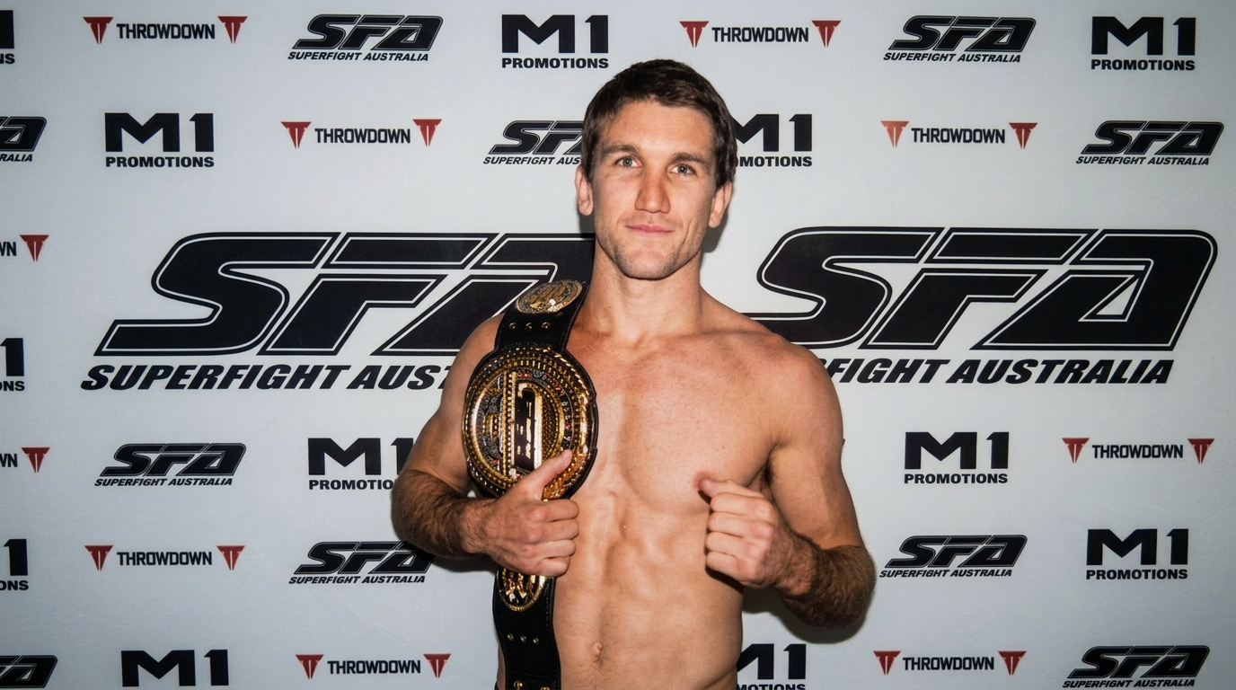 Coach Shaun — 3rd degree BJJ black belt and former Super Fight welterweight MMA Australian champion
